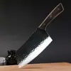 Cuchillo de cocina Longquan para picar y rebanar, mango de madera de ala de pollo, cuchillo afilado para mujer, puesto de venta caliente en ríos y lagos, cuchillo de cocina