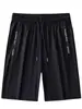 Pantalones Cortos de Seda de Hielo Hechos Listos por el Fabricante Secado Rápido para Hombre Verano Delgados Sueltos Talla Grande Casual Pantalones de Media Pierna Deportivos de Secado Rápido