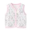 Colete de bebê de 0 a 2 anos, outono e inverno, acolchoado, masculino e feminino, colete de algodão para bebê