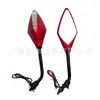 Accesorios para Motocicletas y Vehículos Eléctricos Modificados con Luces Direccionales LED, Luces de Señalización en Espejos Retrovisores, Luces de Advertencia, Espejos Retrovisores Reflectantes