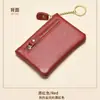 Venta Directa de Fábrica Cartera de Mujer de Cuero PU Llavero de Cuero Suave Genuino Bolso Billetera para Monedas con Cremallera Monedero con Cremallera Venta al por Mayor