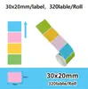 Adecuado para Etiquetas de Nombre Shuofang T50Pro Yakelaidong, Etiquetas Planas de Papel Térmico Sintético con Dibujos Animados No Adhesivas