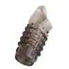 Uso Externo Masculino Grande Dente de Lobo Partícula Cristal Conjunto Vestível Sedução Estendida Sexy Conjunto Dragon Ball Produtos Sexuais para Adultos
