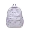 Mochila nueva, elegante, ligera, de gran capacidad, con diseño de estrellas y moños para estudiantes mujeres, mochila de estilo lindo y femenino