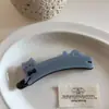 Presilha Vertical para Rabo de Cavalo Alto Estilo Francês, Presilha Banana Gatinho Fofo, Presilha de Cabelo Torcida, Acessório de Cabelo, Presilha de Cabelo Simples na Parte de Trás da Cabeça