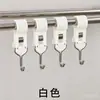 Gancho Clipe de Tubo Furo-Livre Manga Móvel Através do Tubo Fixador Plástico Gancho Giratório Haste de Toalheiro