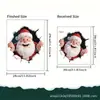 Adesivos de Banheiro de Desenho Animado Papai Noel Boneco de Neve Vendidos Quentes Transfronteiriços Adesivos de Parede de PVC Adesivos de Decoração para Sala de Estar Quarto Banheiro