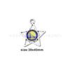 Pingente Diamante Redondo Nbl Basquete Pingente Golden State Warriors Colar Pingente Equipe de Basquete Fabricante Spot