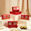 Caixa de bombons de chocolate dourado Little Red Book 2, caixa de presente que acompanha o presente de Ano Novo, lanches de lazer