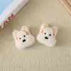Pelúcia Fofa West Highland White Terrier Cachorro de Pelúcia Fofo Macio Adorável Celebridade da Internet Pequeno Cão Figura Broche Acessórios