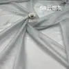 Tela de Textiles para el Hogar Sedosa Arrugada, Suave y Amigable con la Piel, Elegante Vestido de Novia, Tela de Organza Bordada Decorativa