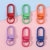 Paquete de 5 Ganchos de Puerta de Aleación de Colores Pintados en Spray Llaveros Ganchos para Perros Llaveros Accesorios para Decoración de Bolsos DIY