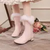 Botines Rosas Mujer Zapatos Lolita Tacones Altos Blancos Niñas Vestido Princesa Zapatos Lolita Originales Lo Shoes