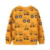 Suéter de Manga Longa Infantil para Primavera e Outono Camisa Básica Infantil Estilo Ocidental para Primavera Jaqueta de Outono Infantil Fornecimento Transfronteiriço