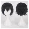Cos Universal Anti-Deformação Peruca Cabelo Curto 30cm Preto Cosplay Rosa Fumê Estudante Cabelo Falso Fabricante Atacado Transfronteiriço