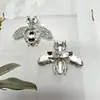 Fábrica de OrigemAtacado Broche de Abelha Inseto da Moda Liga Esmalte Animal Pequeno Broche Pin