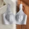 Sutiã respirável sem costura de renda ultrafino para mulheres com seios grandes, minimiza a aparência, suporta os seios laterais, previne a flacidez, plus size para mulheres curvilíneas, sutiã com sustentação