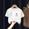 Nuevos Tops y Camisetas Elegantes para Niños 2026, Camisetas de Algodón Modernas y a la Moda para Niños Mayores, Ropa de Verano de Manga Corta para Niños