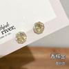 Aretes Huazi para Mujer, Clavos Sencillos y Personalizados de Hueso de Oreja de Nicho, Aretes de Tornillo de Zirconia, Clavos Cocleares Brillantes para Hombre al por Mayor