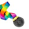 Medalhas Infantis, Medalhas de Competição Esportiva Escolar, Placas Pequenas de Metal, Medalhas Criativas de Cristal Branco Gravado para Corrida de Maratona