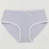 Roupa íntima de Algodão Puro para Estudantes, Roupa íntima Antibacteriana de Algodão de Cintura Média para Meninas, Cuecas de Algodão para Bebês