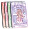 Nuevo Cuaderno de Hojas Sueltas con Espiral de Kaba Bear para Estudiantes de Secundaria y Estudiantes de Primaria Bloc de Notas Cuaderno de Lectura Dibujo Animado de Alto Valor