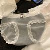 2025 novo 10A antibacteriano virilha estendida sexy renda roupa interior cuecas femininas shorts de cintura