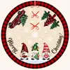 Nova Saia de Base para Árvore de Natal Transfronteiriça, Decorações de Natal com Estampas de Desenho Animado, Enfeites de Saia de Árvore, Saia de Base para Árvore de Natal