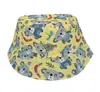Sombrero de pescador para niños transfronterizo verano nuevo sombrero para el sol sombrero con estampado de dibujos animados sombrero para el sol para bebé venta al por mayor T492