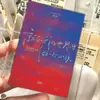 64 piezas de tarjetas pequeñas escritas a mano por Yi Yang Qianxi por delante y por detrás, materiales de colección exclusivos de grullas de papel con temática de sanación de alto valor y postales