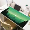 Alfombrilla de Escritorio Antideslizante y Resistente a Manchas con Temática de Paisaje, Alfombrilla de Ratón de Fábrica Original, Serie Gráfica Vectorial, Alfombrilla de Ratón Grande Engrosada para Gaming