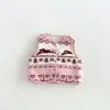 Chaleco de lana de cordero para niña, colección de invierno 2026, estampado floral retro, prenda superior gruesa, ropa de invierno para niños, zdy6504