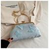 Bolsa Hanfu Antiga de Primavera e Verão Bolsa Feminina Combinando com Cheongsam Bolsa Retrô Novo Estilo Chinês Doce Bolsa de Ombro Borboleta