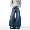 Pantalones de Linterna Personalizados Transfronterizos Rectos Sueltos de Pierna Ancha Algodón Elástico Oram Ropa de Xintang Personalización para Mujer