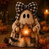 Novo produto transfronteiriço Decorações de Monstro de Madeira Lanterna de Monstro de Halloween Artesanato Decorativo