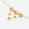 Cuentas Esmeriladas Conservadoras del Color de Oro Real de 18K Cuentas de Ábaco de Platillo Volador 4Mm/5Mm/6Mm Pulsera Collar DIY Cuentas Sueltas D56