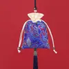 Bolsita de Fragancia para el Festival del Bote del Dragón con Borlas de Estilo Antiguo, Colgante de Bolsita con Aroma Floral de Lujo, Accesorio para Hanfu, Bolsa Vacía de Artemisa para Sachet al por Mayor