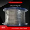 Correia elástica de PTFE de alta temperatura e alta pressão bomba válvula embalagem fábrica atacado preto PTFE material de vedação mecânica