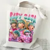 Bolso de Hombro Versátil Diario para Estudiante con Estampado de Dibujos Animados Anime Moda Transfronteriza Bolso de Lona Portátil de Gran Capacidad