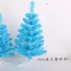 Pacote de Árvore de Natal Azul Flocado para Casa 30/45/60cm Grande Pacote de Árvore de Natal com Neve Decoração