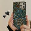 Adecuado para iPhone 15, nueva funda para teléfono móvil con diseño de rama de flores retro de comercio exterior.