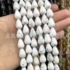 Gotas de água de pedra natural contas soltas Ágata de cristal furo reto gotículas de água lisa diy hairpin acessórios para cabelo produtos semi-acabados atacado