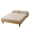 Lençol de algodão puro tingido com fio de algodão lavado, colcha de algodão puro, capa de cama de estudante, fronha, conjunto de três peças, capa de cama, capa protetora de colchão