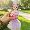 Pendente de boneca de casamento sereia com lantejoulas de fábrica Boneca Boneca Casa de Brinquedo adereços presente para menina brinquedos infantis