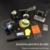 Placa de circuito Manutenção Eletrônica Solda Acessórios de ferro Estanho Fio Solda Suporte de ferro Pé de cabra Resina Solda Pasta Cabeça Limpeza da boca