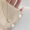 Collar de Plata Esterlina S925 Estilo Francés Estrella Amor Diseño Nicho Lujo Ligero Elegante Alto Sentido Cadena Clavícula Cadena Más Fuerte