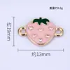 Desenho Fofo Fruta Morango Popular Pingente Acessórios DIY Liga de Liga de Zinco Pingente Único Joias Colar Brincos Pulseira