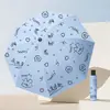 Paraguas Totalmente Automático para Mujer, Soleado o Lluvioso, Estudiante Vinilo Protección Solar, Protección UV, Sombrilla Pequeña y Fresca