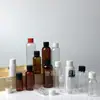 5ml 8ml 10ml 15ml 20ml 25ml 30ml 40ml garrafa plástica PET transparente frasco sub-embalagem para amostra