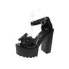 Sandalias romanas de plataforma impermeables de tacón alto y grueso para mujer, de moda de verano 2024, con suela gruesa, informales y con punta abierta.